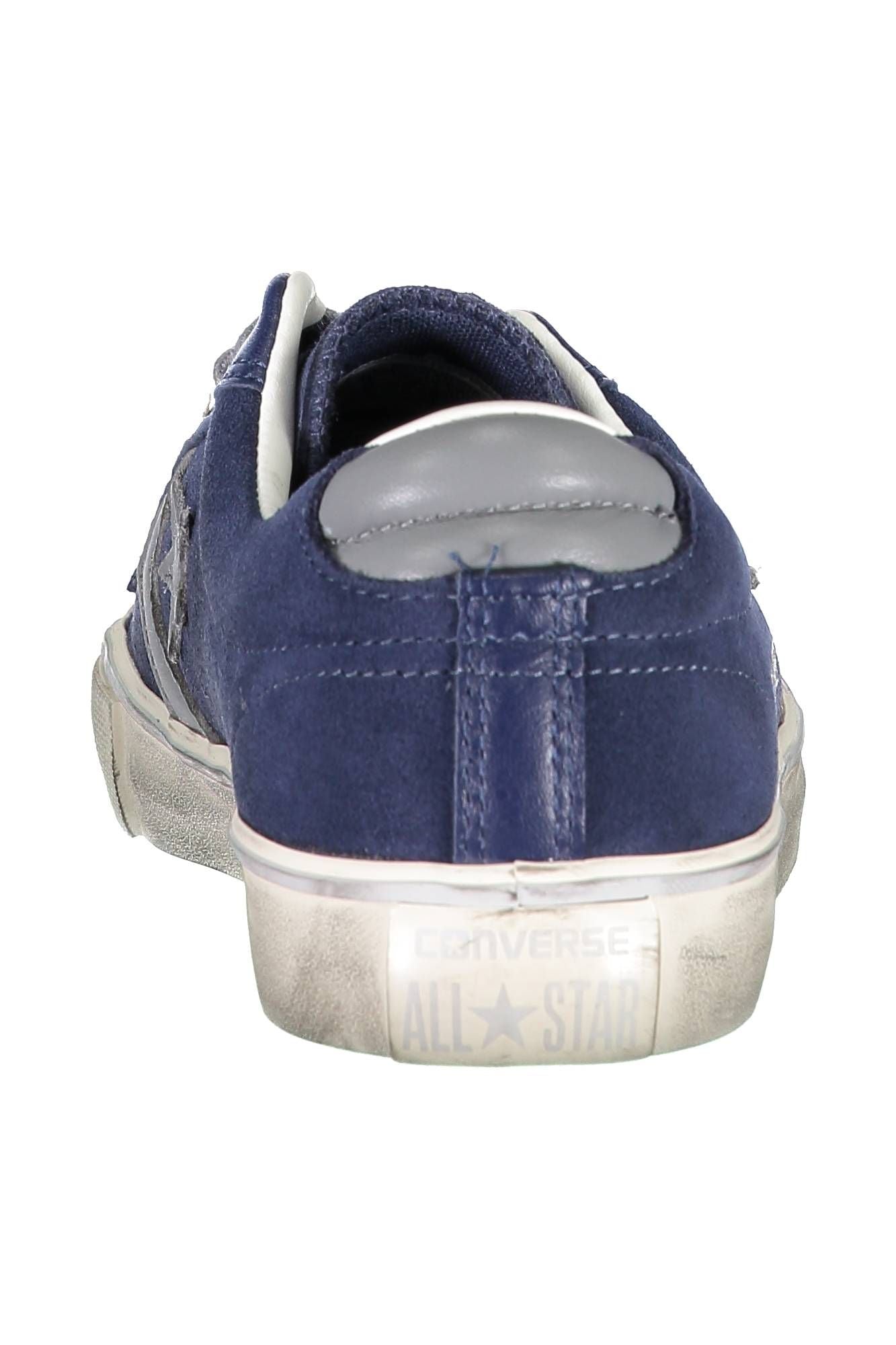 Elevate Your Step with Classic Blue Leather Sneakers