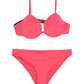 Chic Fuchsia Underwire Bikini Set