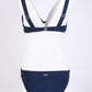 Chic Blue Triangle Padded Bikini Set