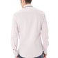 Chic Pink Long Sleeve Italian Collar Shirt