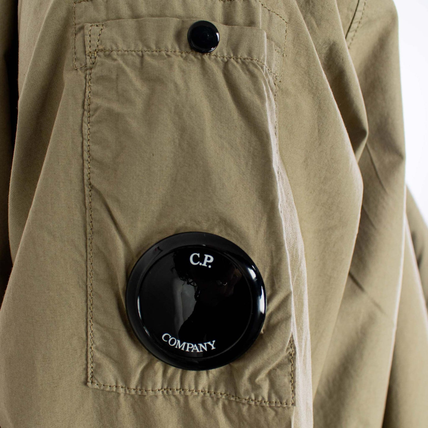 Elegant Tech Fabric Overshirt Jacket