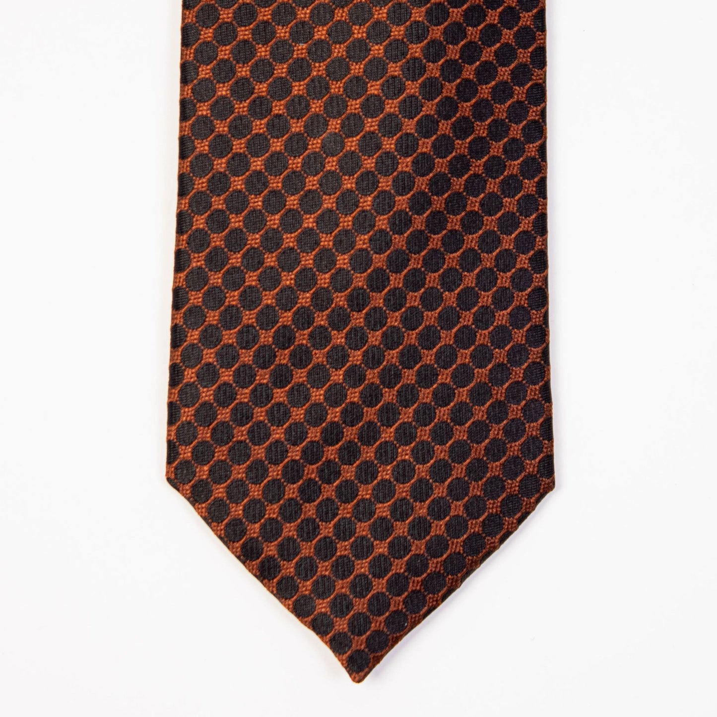 Elegant Micro Geometric Silk Tie