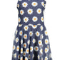 Sleeveless Round Neck Printed Dress