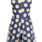 Sleeveless Round Neck Printed Dress