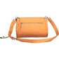 Chic Orange Contrast Detail Handbag