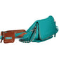 Elegant Light Blue Adjustable Strap Handbag