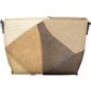 Chic Beige Shoulder Bag with Contrasting Details
