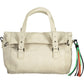 Chic White Contrasting Detail Handbag