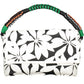 Chic White Contrasting Detail Shoulder Bag