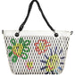 Chic White Chain-Handle Shoulder Bag