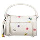 Chic Contrasting Details White Handbag