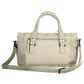 Chic White Contrasting Detail Handbag