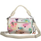 Chic White Contrasting Detail Handbag