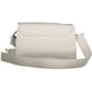 Chic White Contrasting Detail Handbag