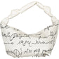 Chic White Contrasting Detail Handbag