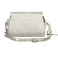 Iridescent Adjustable Shoulder Bag in White