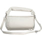 Elegant White Shoulder Bag with Logo Detail
