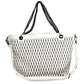 Chic White Chain-Handle Shoulder Bag