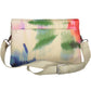 Chic White Polyurethane Handbag with Versatile Straps