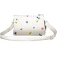 Chic Contrasting Details White Handbag