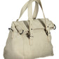 Chic White Contrasting Detail Handbag