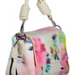 Chic White Contrasting Detail Handbag