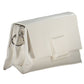 Chic White Contrasting Detail Handbag