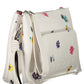 Chic Contrasting Details White Handbag