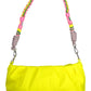 Vibrant Yellow Contrasting Detail Handbag