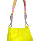 Vibrant Yellow Contrasting Detail Handbag
