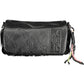 Chic Expandable Black Handbag with Unique Contrasts