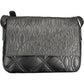 Chic Contrast Detail Black Shoulder Bag