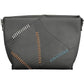 Chic Black Shoulder Bag with Contrasting Details