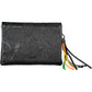 Chic Noir Contrast Detail Handbag