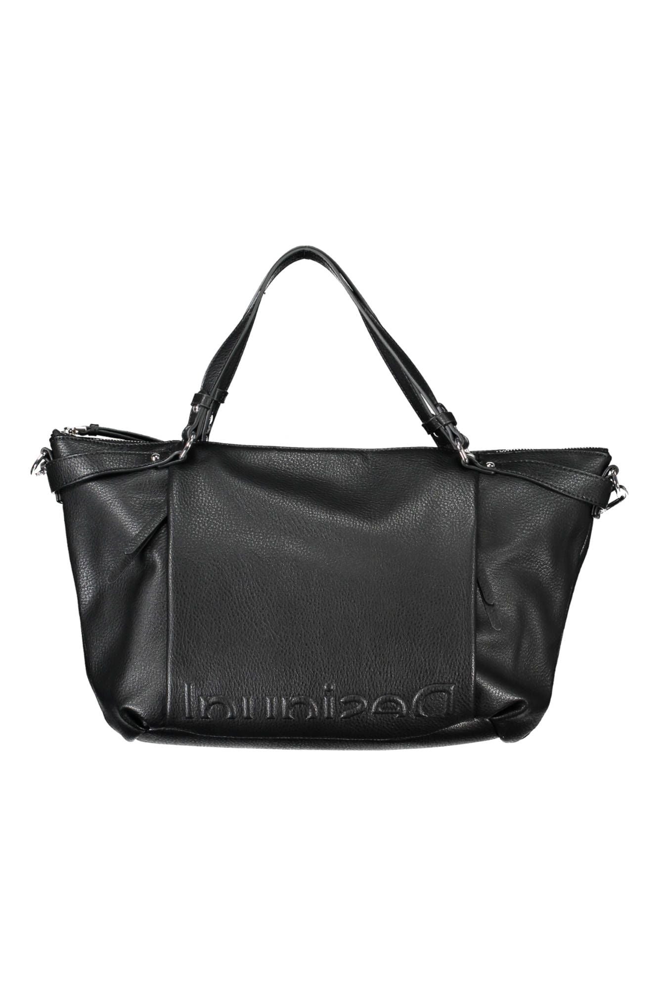 Elegant Black Multi-Handle Handbag