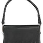 Elegant Triple Compartment Black Handbag