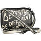 Chic Black Contrasting Detail Shoulder Bag