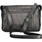 Chic Contrast Detail Black Shoulder Bag