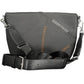 Chic Black Shoulder Bag with Contrasting Details