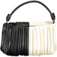Chic Black Contrasting Detail Satchel