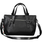 Chic Black Contrasting Detail Handbag