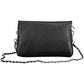 Elegant Triple Compartment Black Handbag