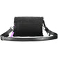 Chic Black Dual-Strap Handbag with Logo Detail