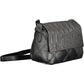 Chic Contrast Detail Black Shoulder Bag
