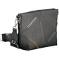 Chic Black Shoulder Bag with Contrasting Details