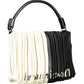 Chic Black Contrasting Detail Satchel