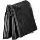 Chic Noir Contrast Detail Handbag