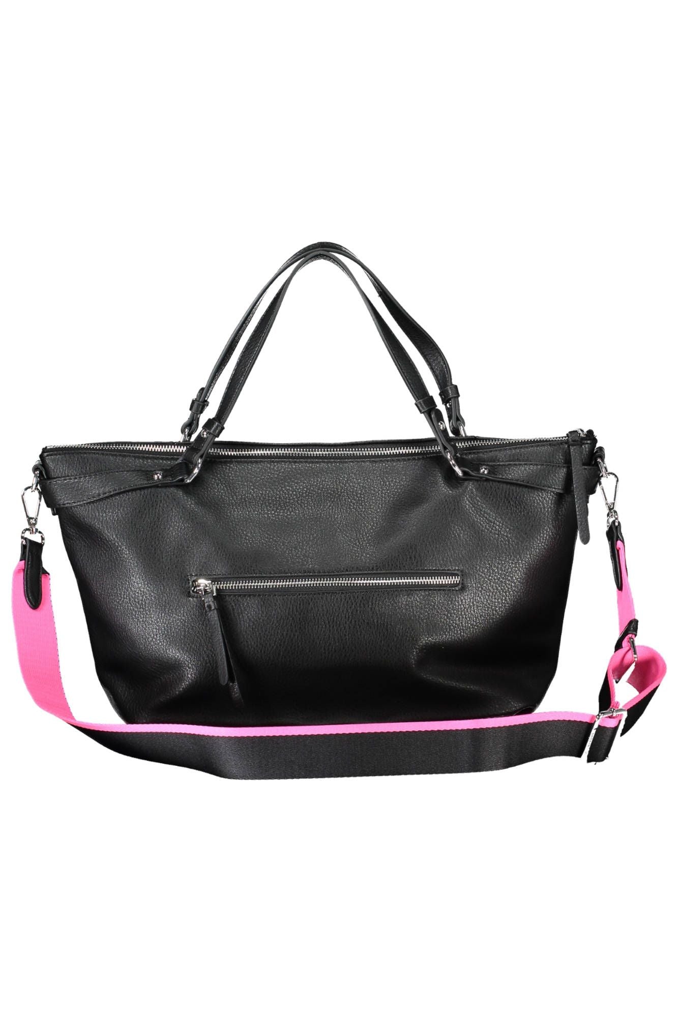 Elegant Black Multi-Handle Handbag