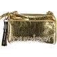 Elegant Gold-Toned Adjustable Handbag