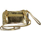 Elegant Gold-Toned Adjustable Handbag